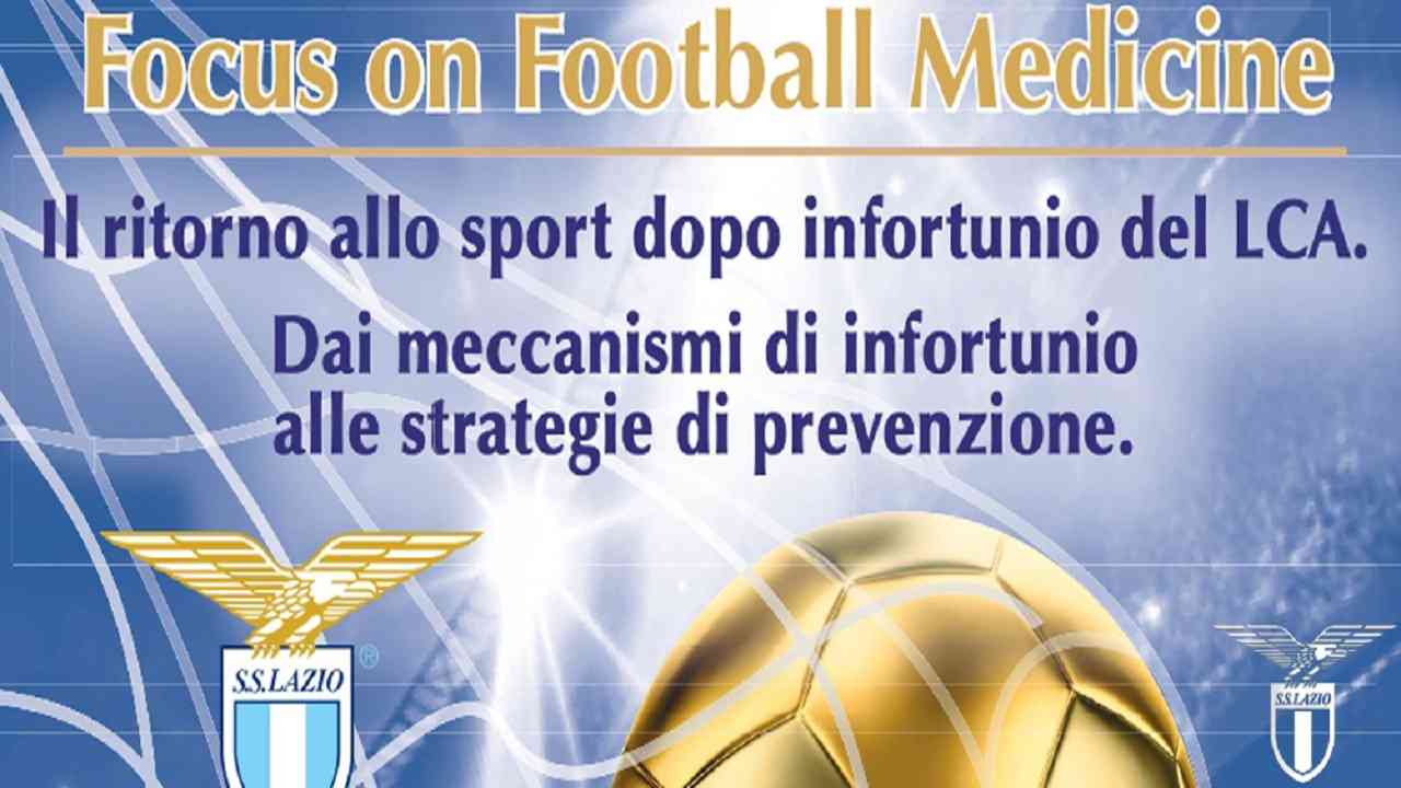“Focus On Football Medicine”: al centro del convegno il Lazio Lab e la prevenzione
