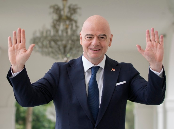 Gianni Infantino, presidente della Fifa.