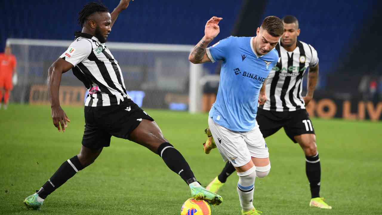 lazio udinese dove vederla