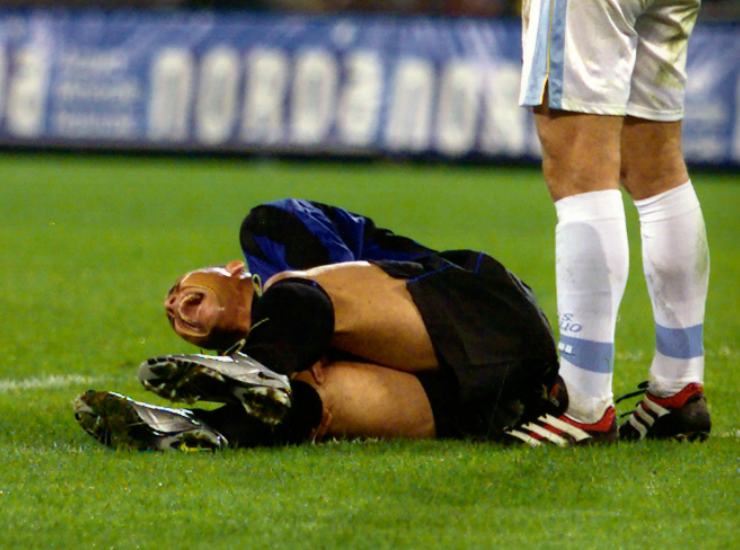 Infortunio Ronaldo.