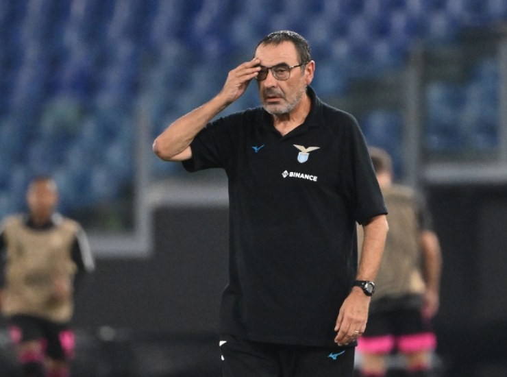 Sarri dopo Sturm Graz-Lazio.