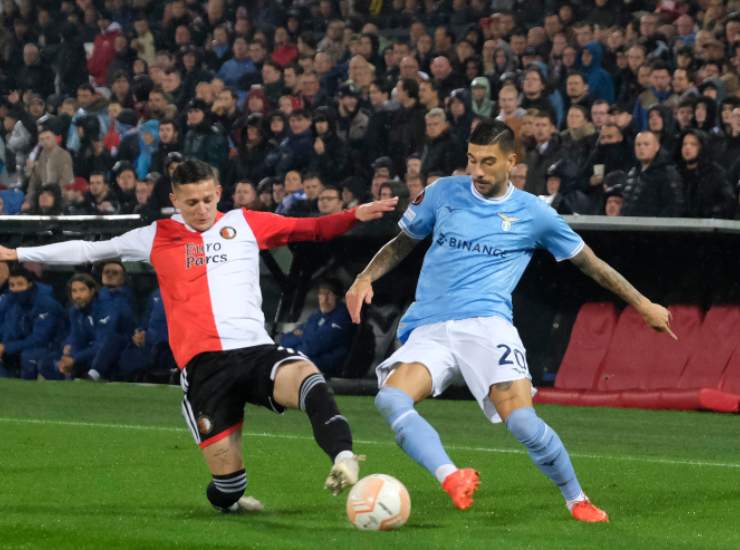 Feyenoord-Lazio 1-0.