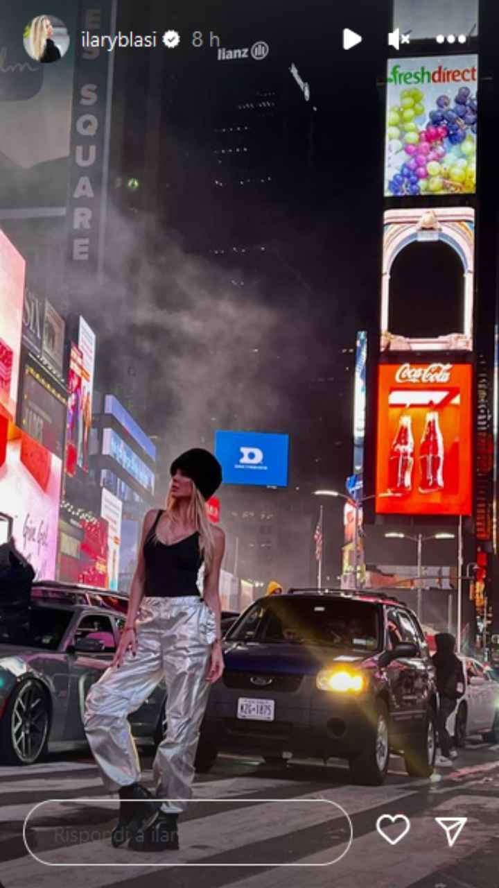 Ilary Blasi e lo shooting sexy a New York