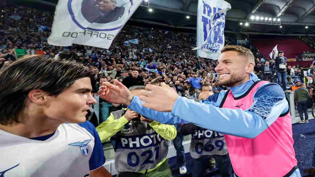 Immobile festeggia il derby: la punta spinge per rientrare.