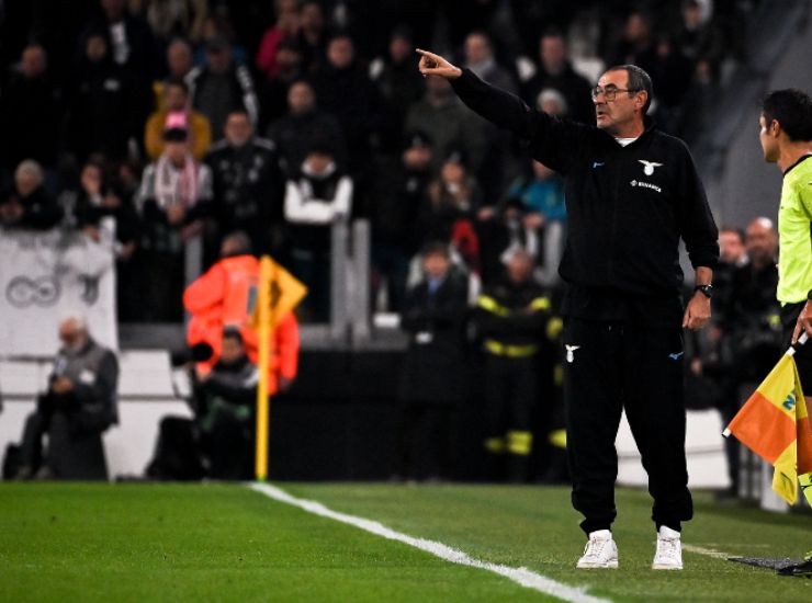 Juventus-Lazio, Maurizio Sarri. 