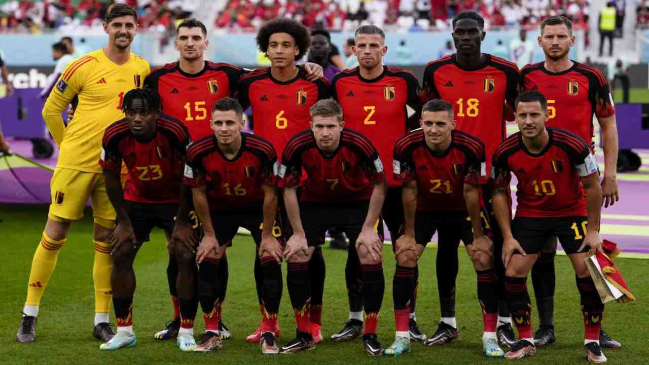 L'undici del Belgio al Mondiale