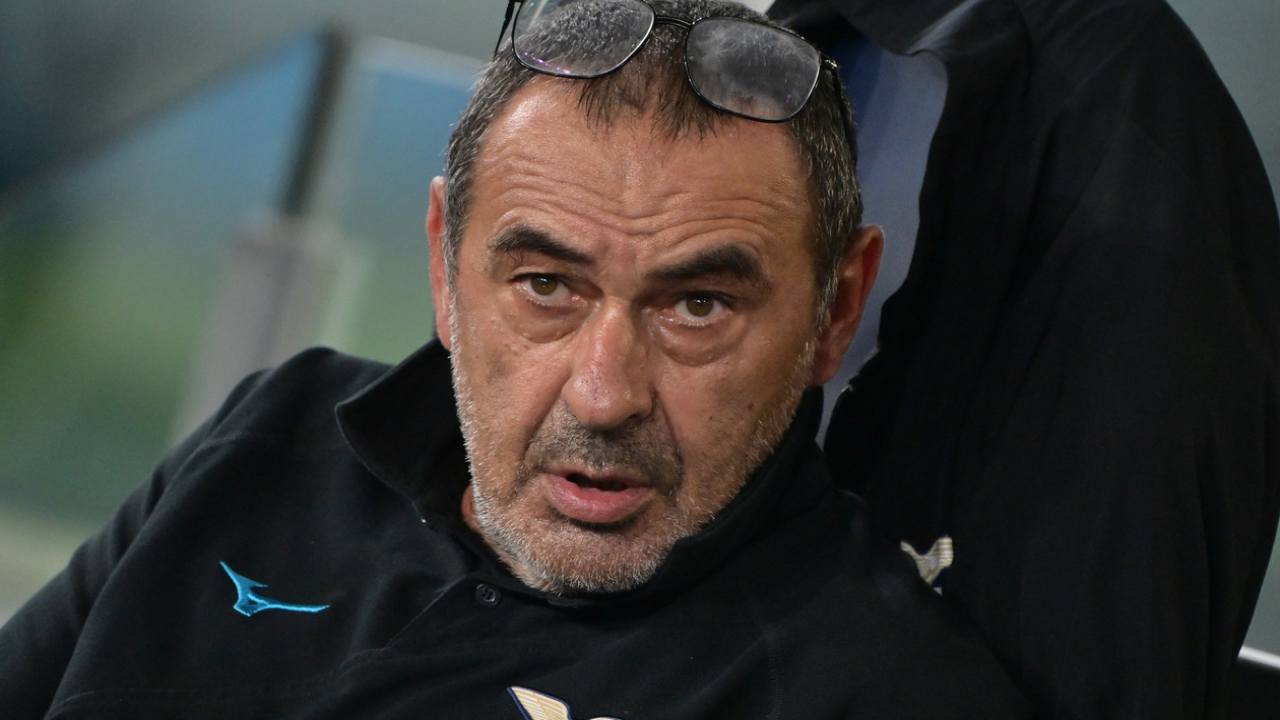 Maurizio Sarri in panchina
