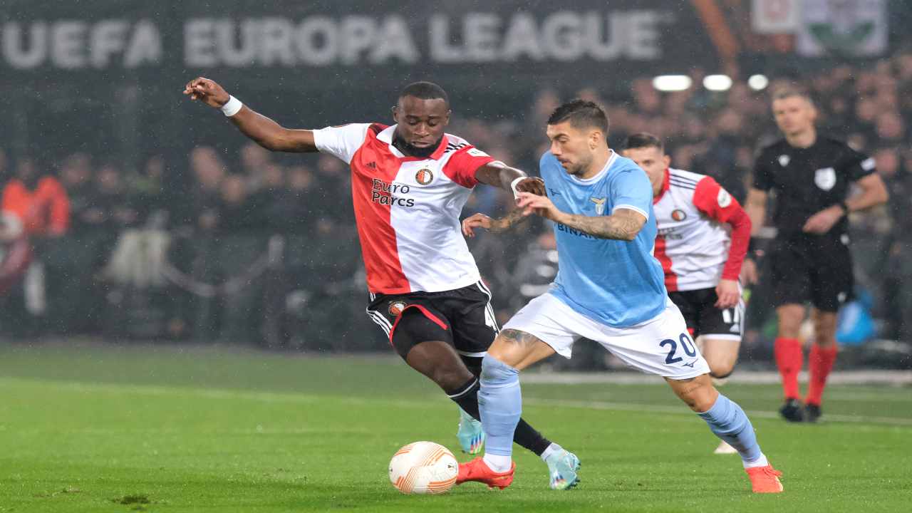 Zaccagni in Feyenoord-Lazio