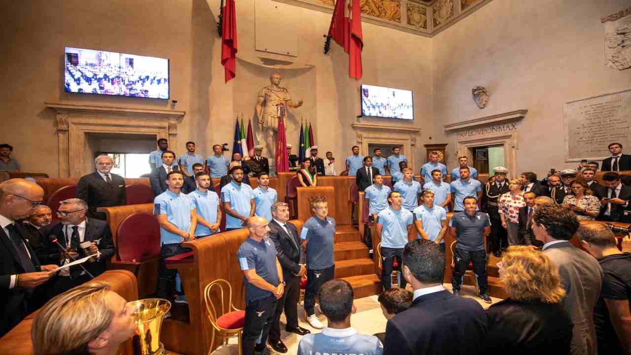 La Lazio in Campidoglio