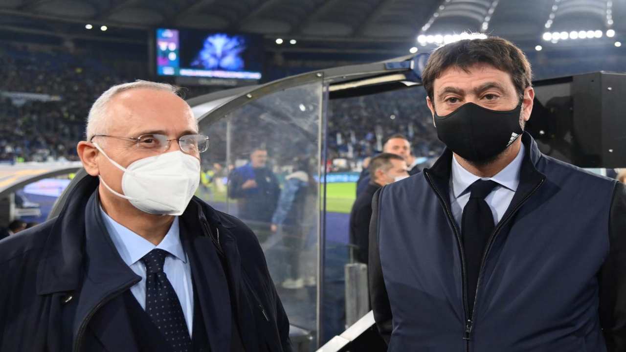 Lotito ha espresso vicinanza ad Andrea Agnelli.