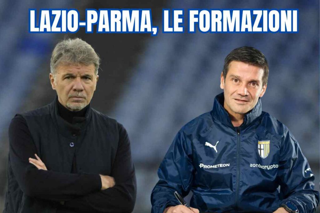 Lazio-Parma formazioni