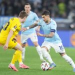 Zaccagni contro il Bodø/Glimt