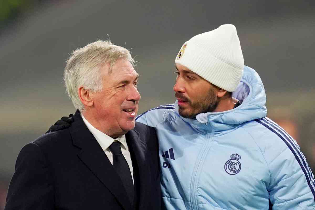 Carlo Ancelotti e suo figlio Davide