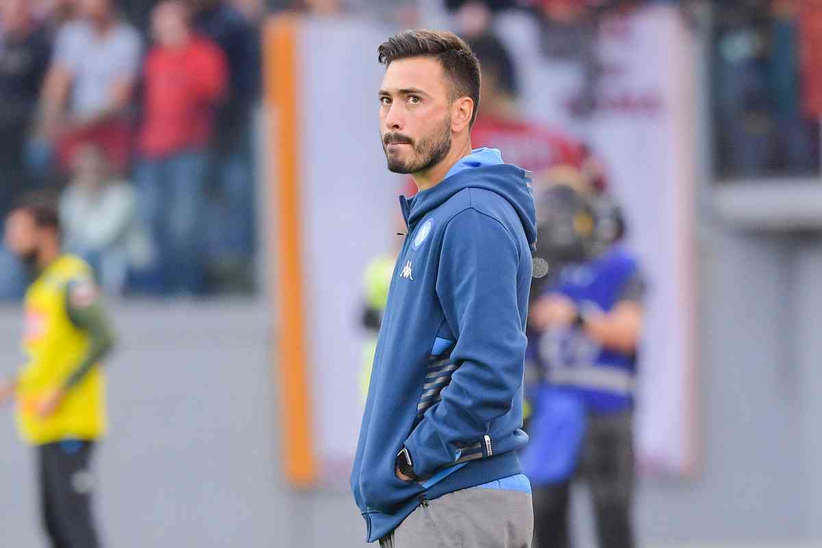 Davide Ancelotti in panchina
