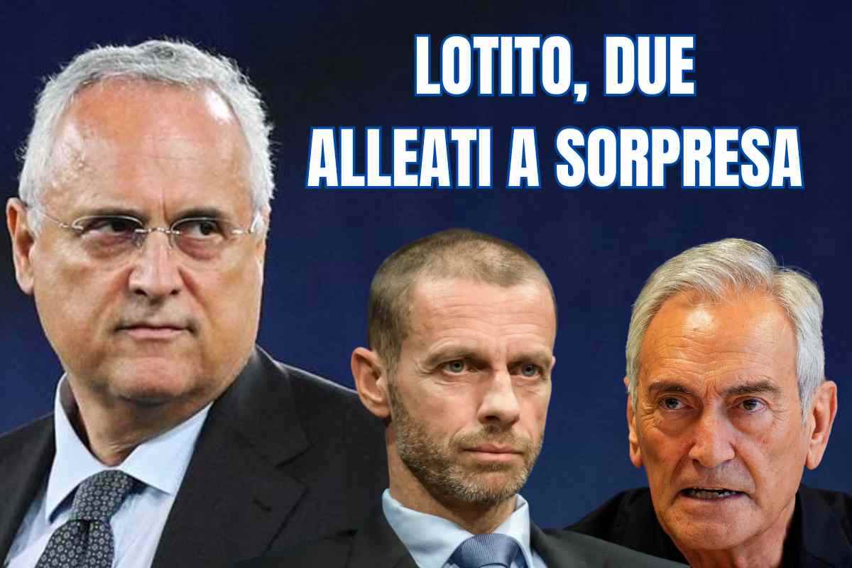 Lotito Ceferin Gravina
