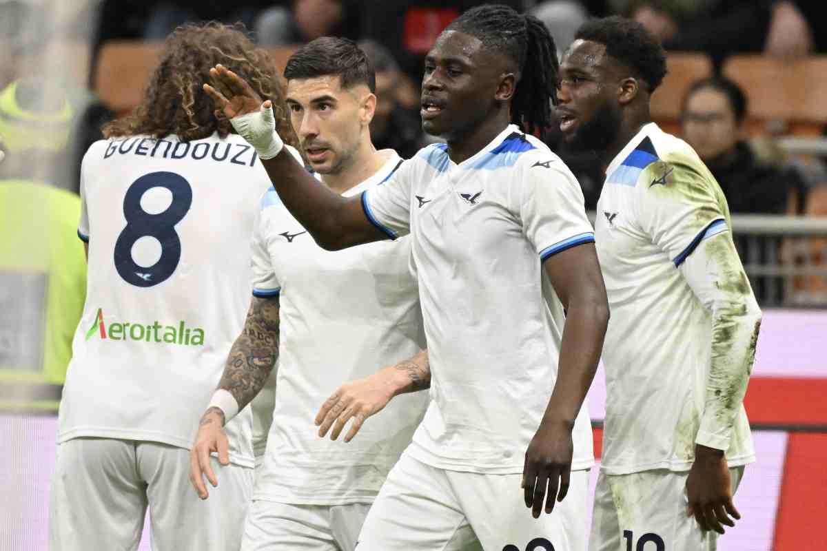 I giocatori della Lazio