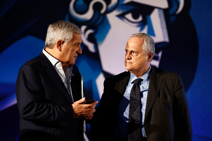 Lotito e Tajani