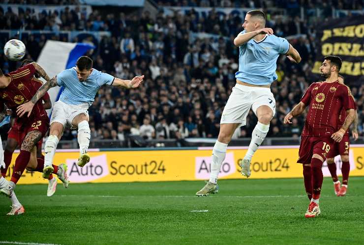 Romagnoli e il gol nel derby
