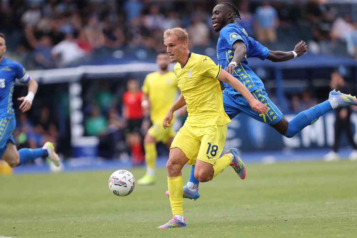 Isaksen con la Lazio