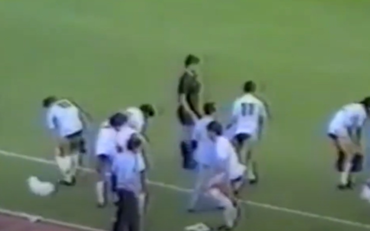 Lazio-Brescia 1988 spogliarello