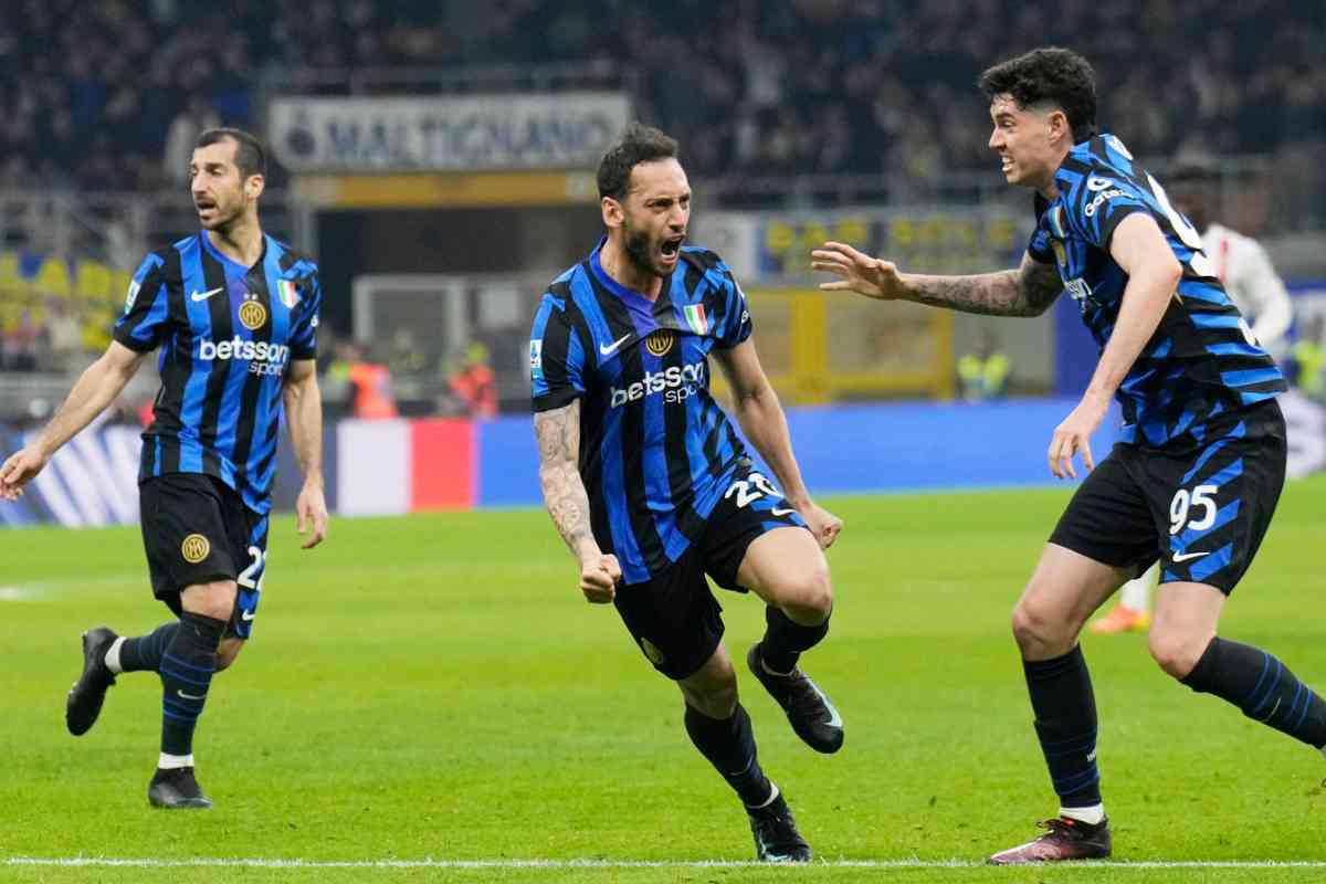 Mkhitaryan Calhanoglu Bastoni