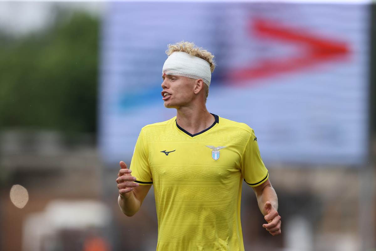Provstgaard con la Lazio