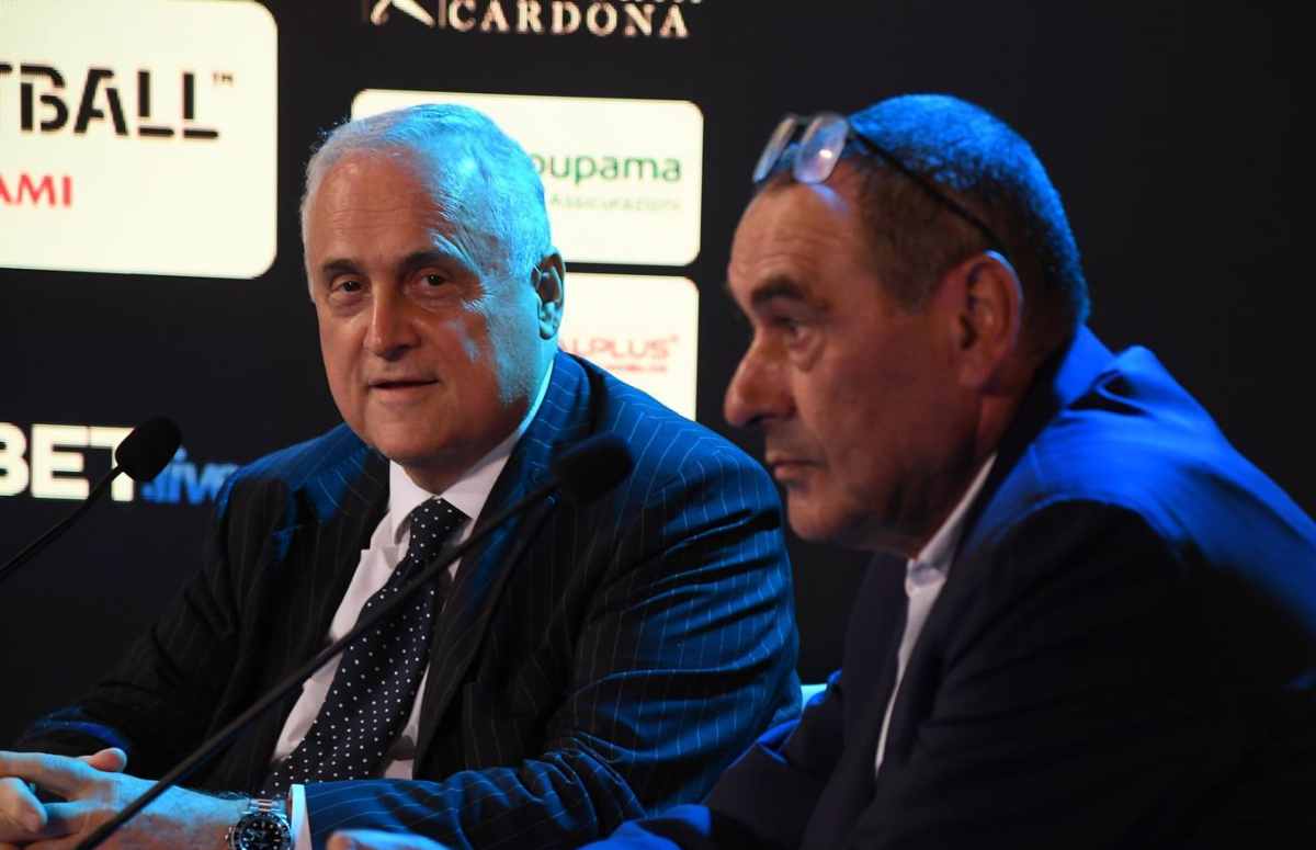 Lotito e Sarri
