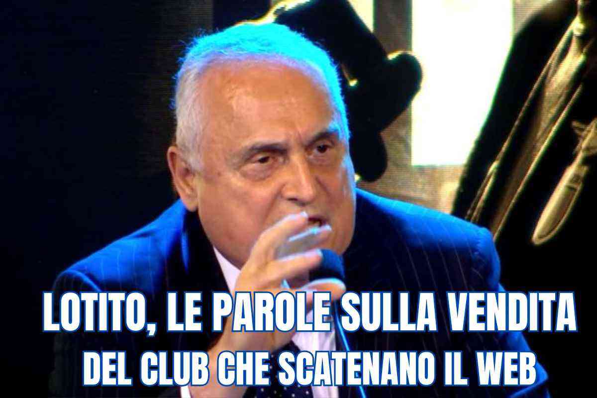 Lotito vendita Lazio 