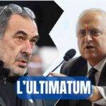 sarri Lotito ultimatum