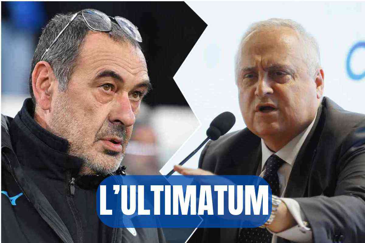 sarri Lotito ultimatum