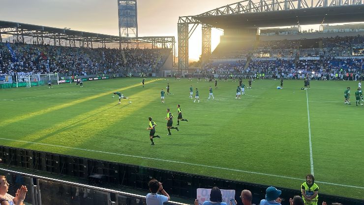 Avellino-Lazio squadre in campo