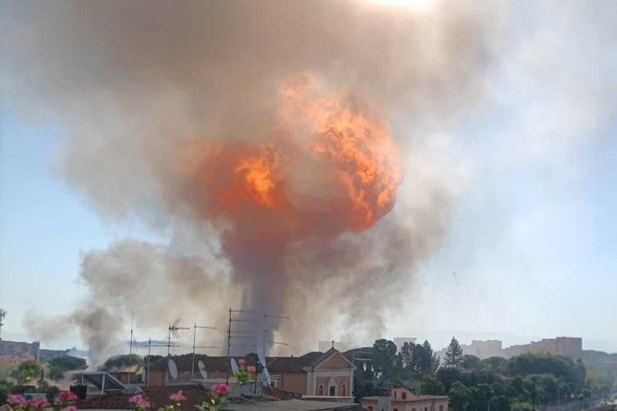 esplosione roma