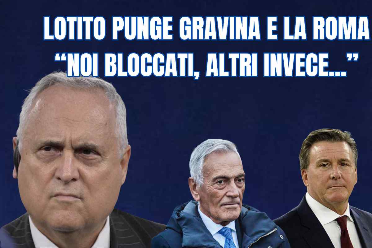 Lotito Gravina Roma