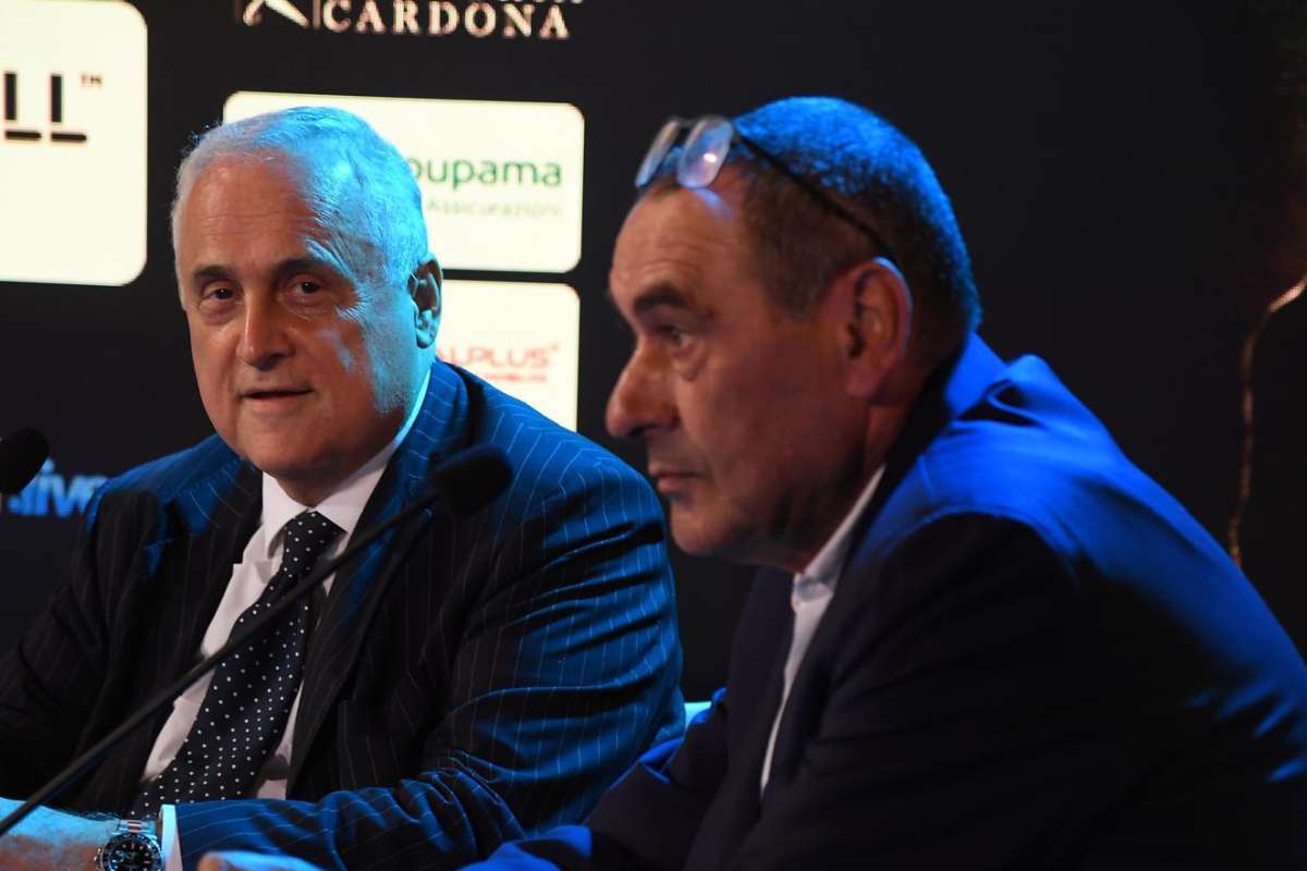 Lotito e Sarri