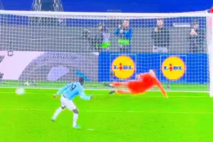 Il rigore di Dia contro il Bodo Glimt