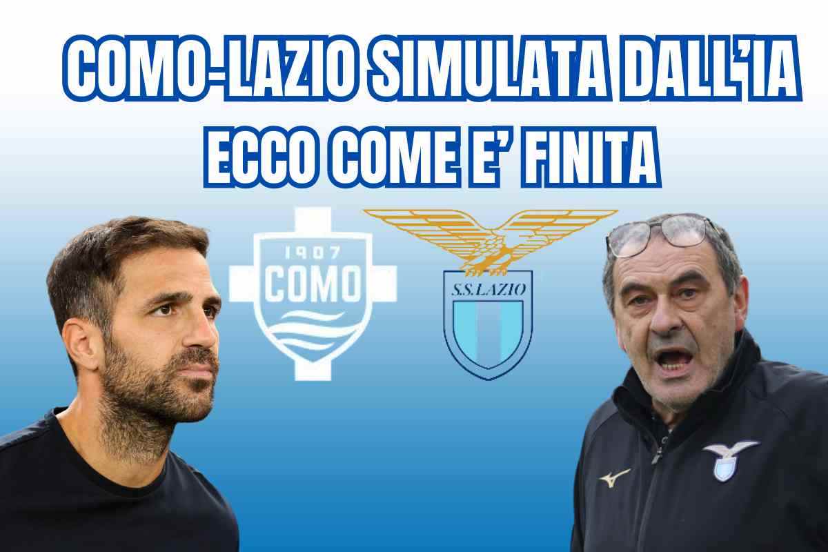 I tecnici di Como e Lazio Fabregas e Sarri