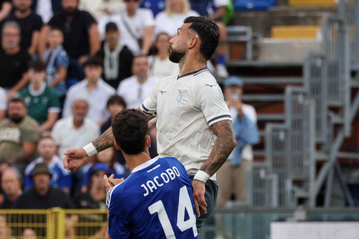 Castellanos nel match tra Como e Lazio