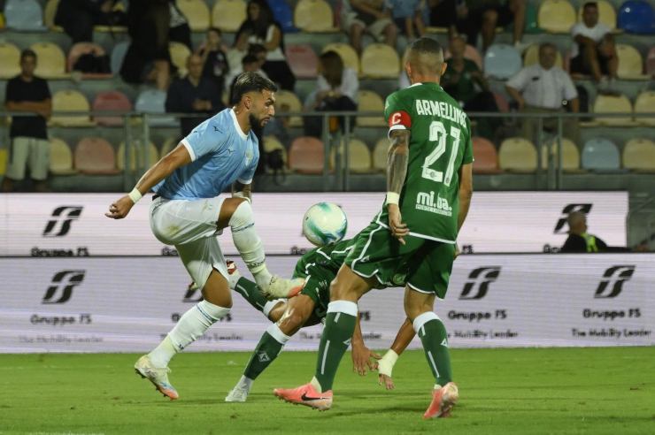 Taty Castellanos durante l'amichevole con l'Avellino