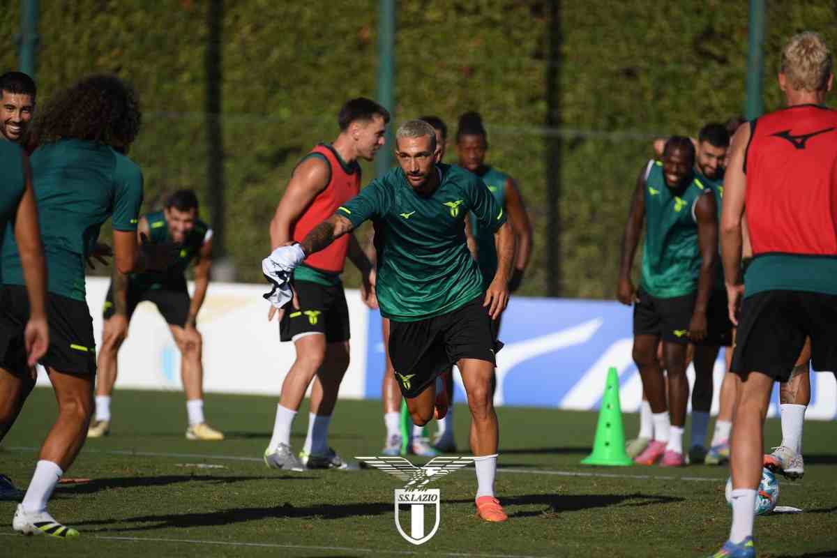 Cataldi in allenamento a Formello