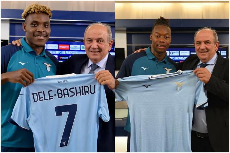 Fabiani con Dele Bashiru e Noslin