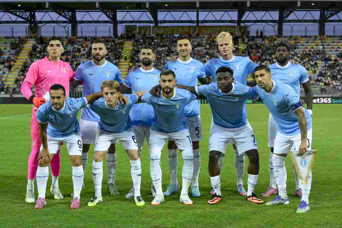 La formazione della Lazio contro l'Avellino