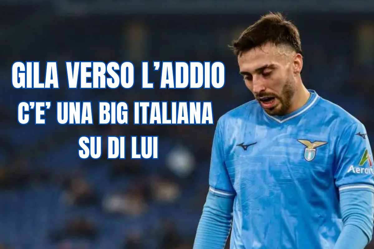 Mario Gila esce dal campo dopo una gara 