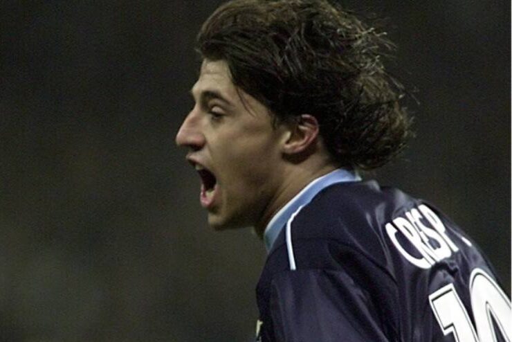 Hernan Crespo con la maglia della Lazio 