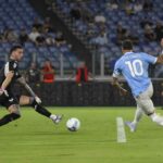 Il gol di Zaccagni in Lazio-Verona