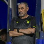 L'allenatore della Lazio Sarri