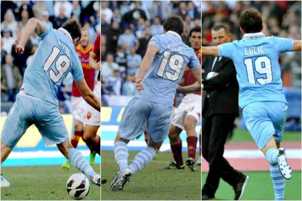 Il gol di Lulic al 71' del derby giocato il 26 maggio del 2013