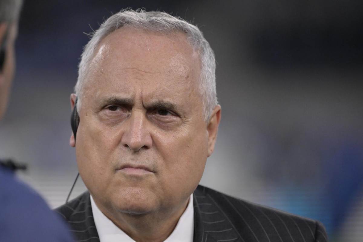 Il patron della Lazio Claudio Lotito