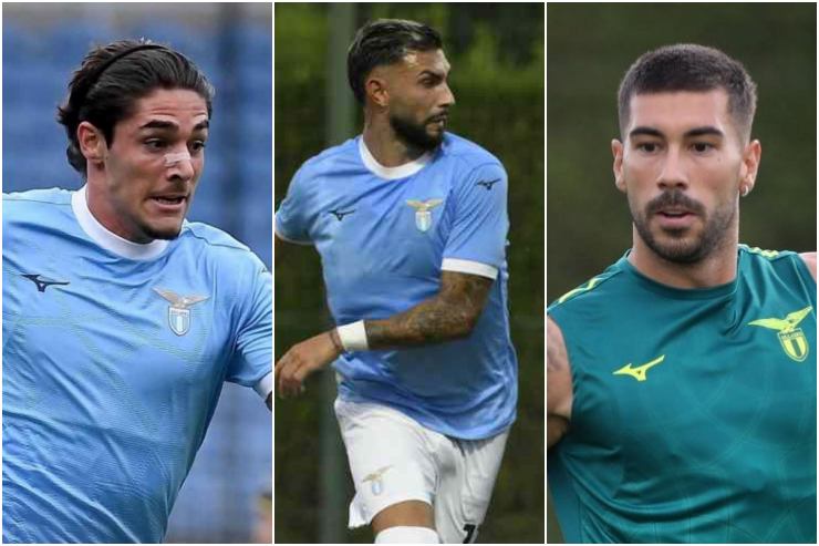 Il tridente offensivo della Lazio 