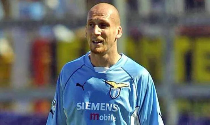 Japp Stam all'esordio con la Lazio a Perugia 