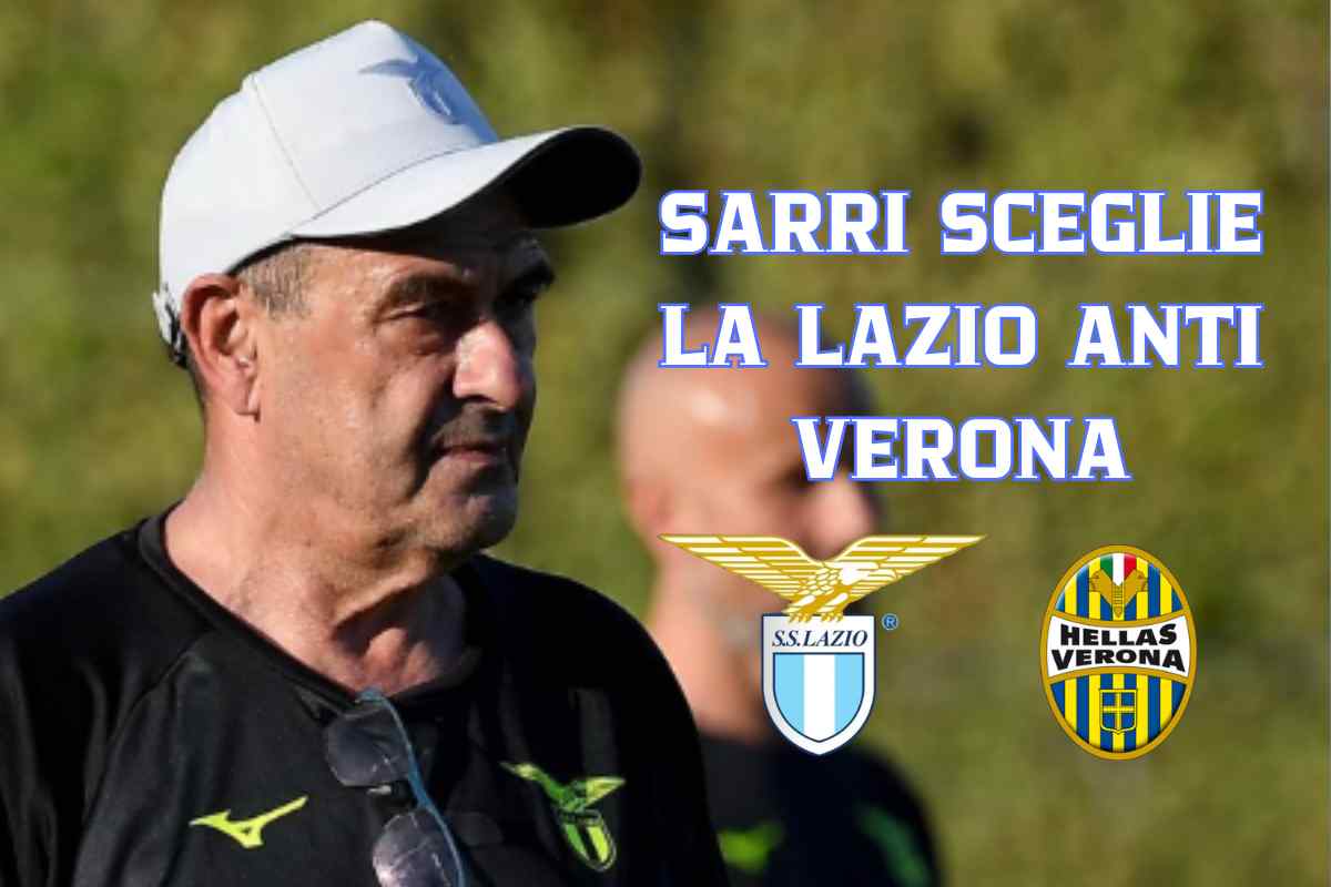 Sarri e la formazione anti Verona